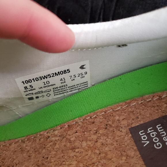 Cariuma x Vincent van Gogh Sunflowers Limited Edition Sneaker 8.5 Men 10 Women - Picture 14 of 14